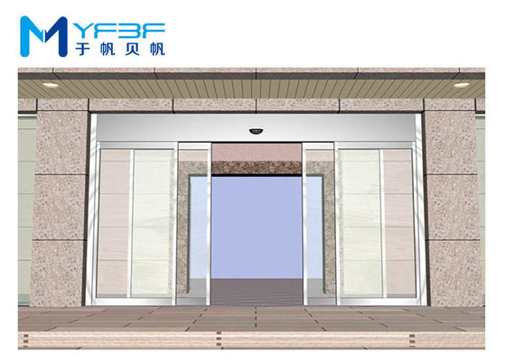 الفضاء كفاءة التشغيل التلقائي انزلاق الباب المشغل للفندق / المطار / البنك